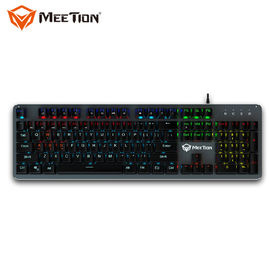 MEETION High quality macro mechanical switch wired USB PC gamer Gaming Mechanical Keyboard