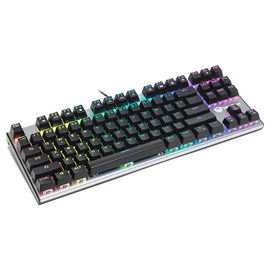 Wholesales Shenzhen Meetion RGB JIXIAN Blue Switch 87 Keys Arabic laser Mechanical Gaming Keyboard