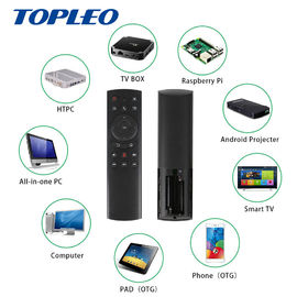 Multifunctional Power key ir learning tv box rohs mini 2.4g rf remote G20 Voice google search air mouse