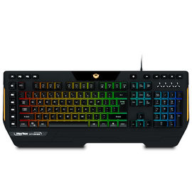 Des neuen Produktes Makrocomputer ergonomische RGB Spieltastatur USBs für PC Gamer