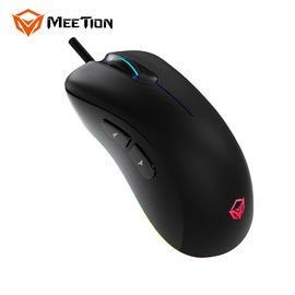 Computer 2020 MeeTion GM19 wasserdichter geführter leichter optischer RGB verdrahtete Klicken-Spiel-Maus der Mäusemaussechs